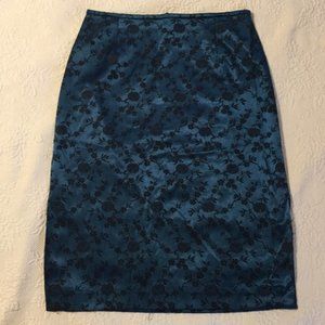 Blue and Black Skirt